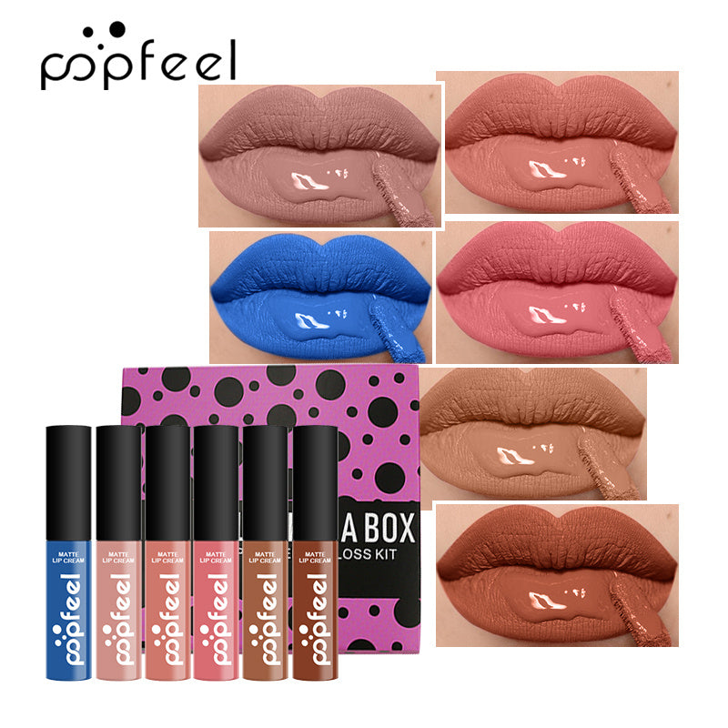 Long Lasting Lip Gloss Matte Texture Hypoallergenic Makeup Tool