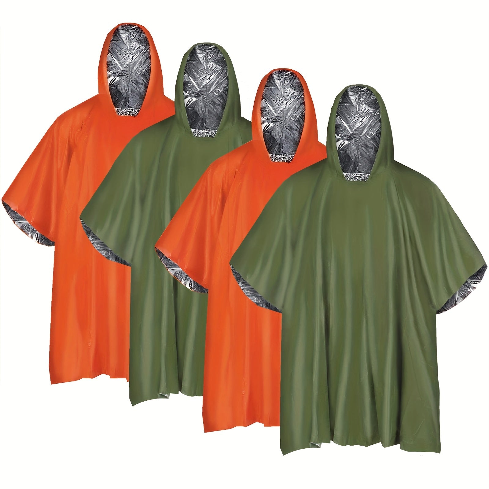 Emergency Rain Poncho Space Blanket