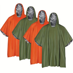 Emergency Rain Poncho Space Blanket