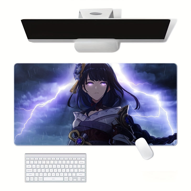 Large Mouse Pad Gaming Desk Mat Animation Pattern Non-slip Rubber Protection