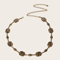 Vintage Geometric Carved Bohemian Waist Chain Belt