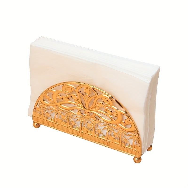 Iron Napkin Holder Classic Arc Series Paper Towel Clip Metal Vertical