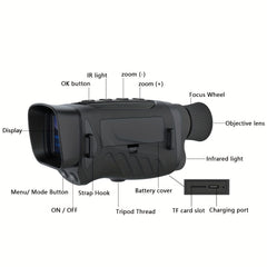 5KD Night Vision Monocular Telescope 8X Digital Zoom HD Night Vision Device