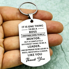 Thank You Gift Keychain for Leaders