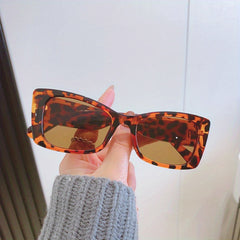 Vintage Glitter Sunglasses for Women, Cat's Eye Small Frame, Sunscreen Glasses