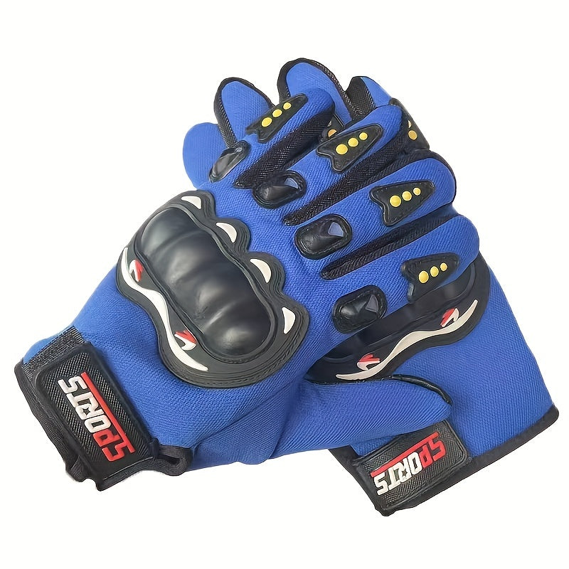 Touchscreen Full Finger Motorcycle Gloves for Outdoor Sports