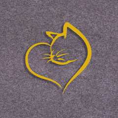 Cat & Hearts Sticker Reflective Auto Decoration Waterproof