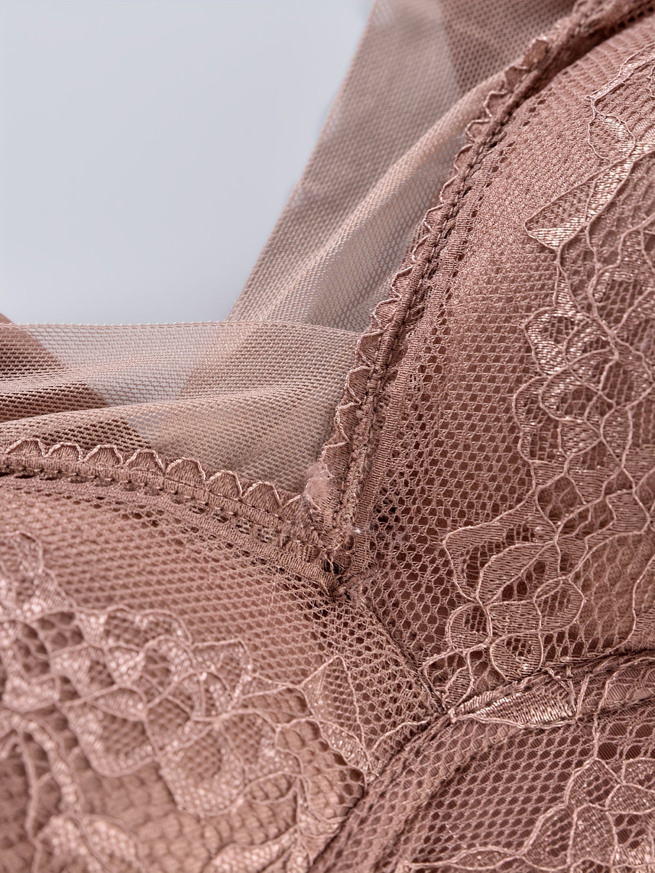 Lace Wireless Full Coverage Bra