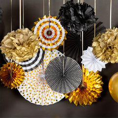 88pcs Golden Party Decor Set Birthday Decorations