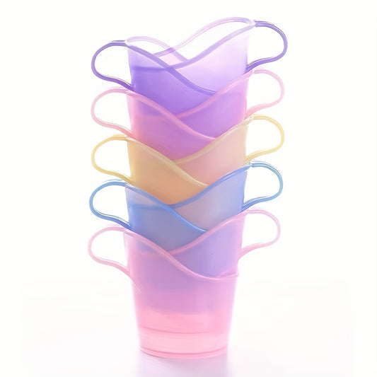20pcs Paper Cup Holder Plastic Set Heat Resistant Cup Sleeve For Hot Drinks