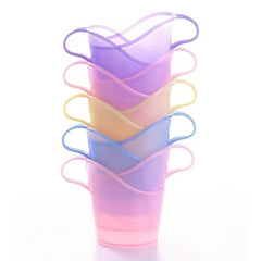 20pcs Paper Cup Holder Plastic Set Heat Resistant Cup Sleeve For Hot Drinks