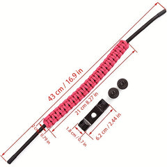 Braided Cord Rope Archery Bow Wrist Sling Adjustable Strap with Metal Grommet