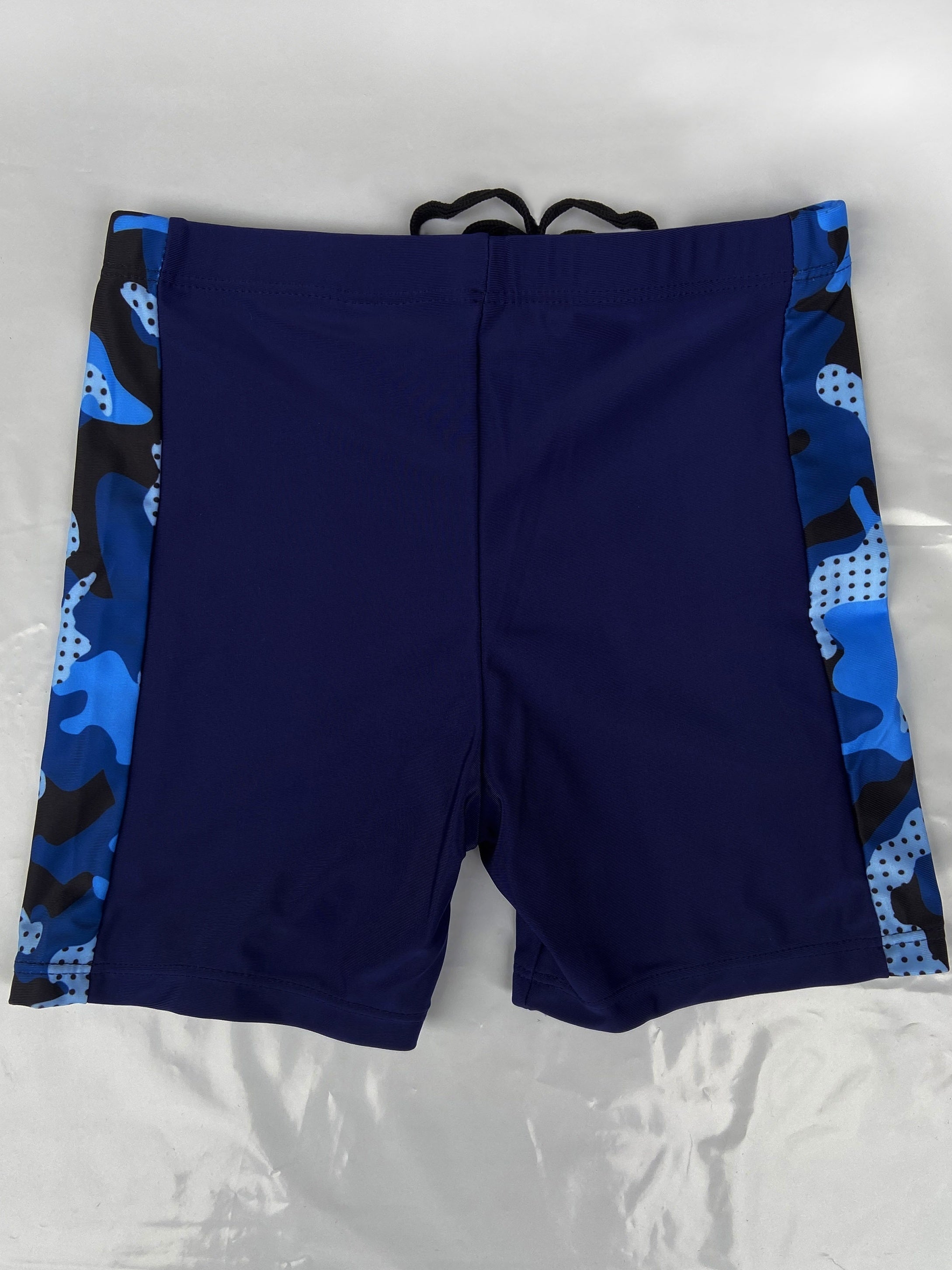 Boys Camo Swim Trunks for Beach Vacation
