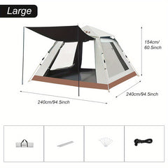 Portable Folding Automatic Tent for Camping, Rainproof