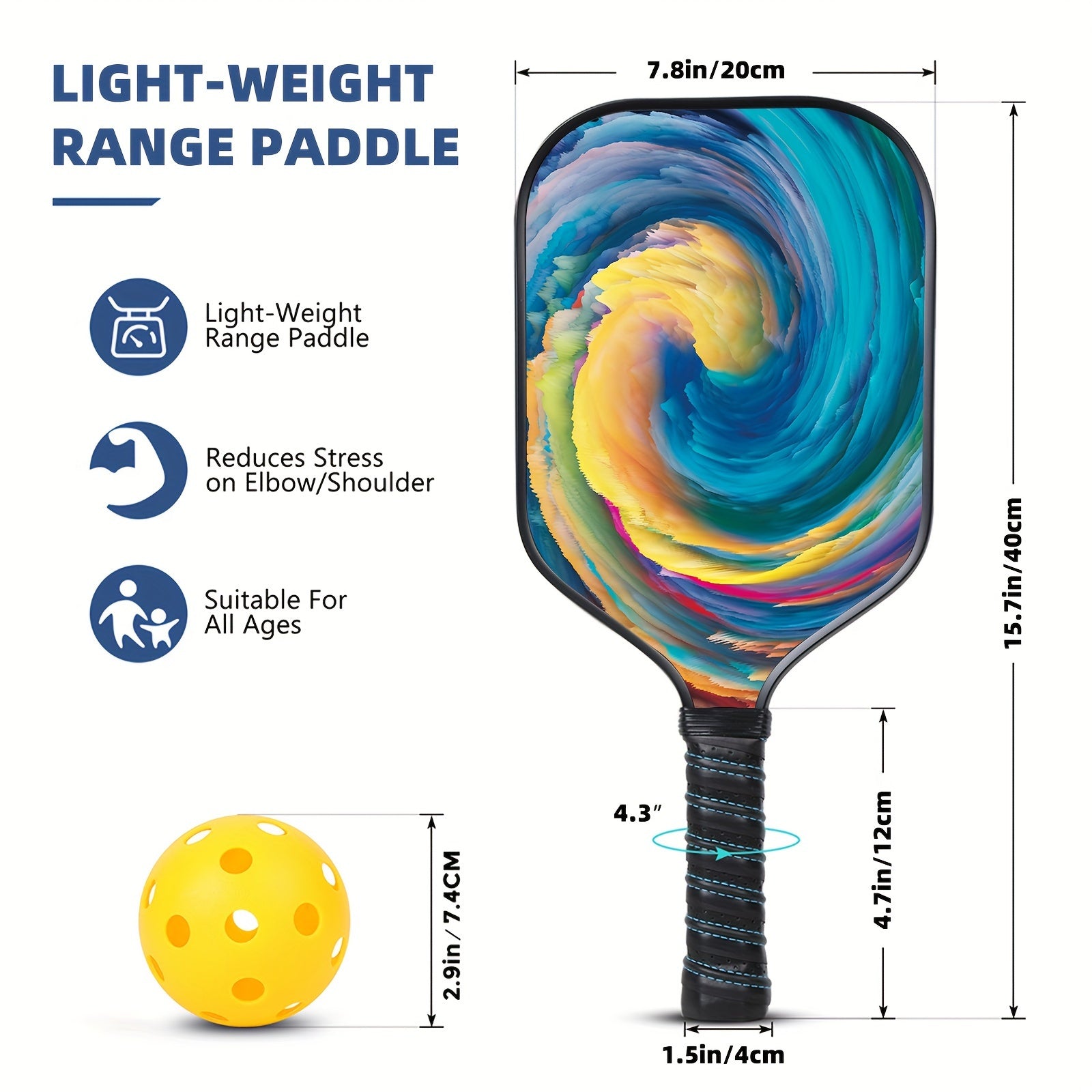 USAPA Approved Fiberglass Pickleball Set