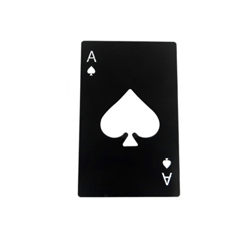 Ace Poker Bottle Opener Pocket Tool for Beer Cards Spades
