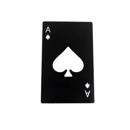 Ace Poker Bottle Opener Pocket Tool for Beer Cards Spades