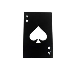Ace Poker Bottle Opener Pocket Tool for Beer Cards Spades