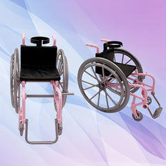 5 Inch Plastic Doll Wheelchair Toy for Doll House Gift