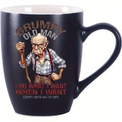 Angry Old Man Quotes Vinyl Stickers - Waterproof Cartoon