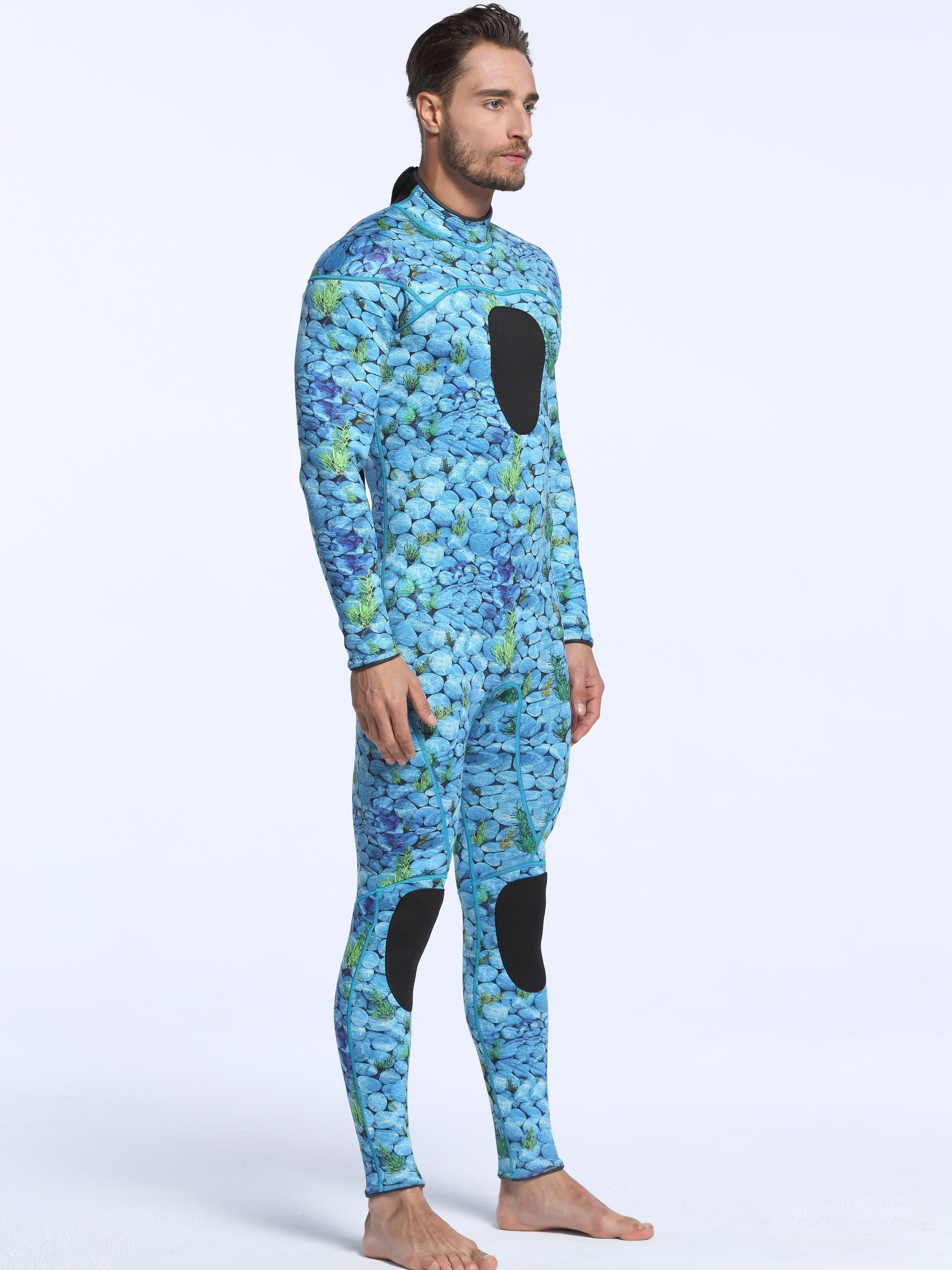 Men's 3mm Neoprene Camo Diving Wetsuit