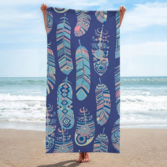 Fast Drying Double Sided Fleece Beach Towel for Water Sports