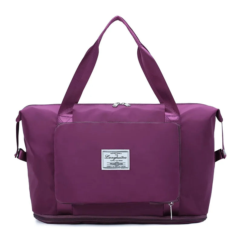 Foldable Travel Bag for Women Short Trips Yoga Swimming Fitness