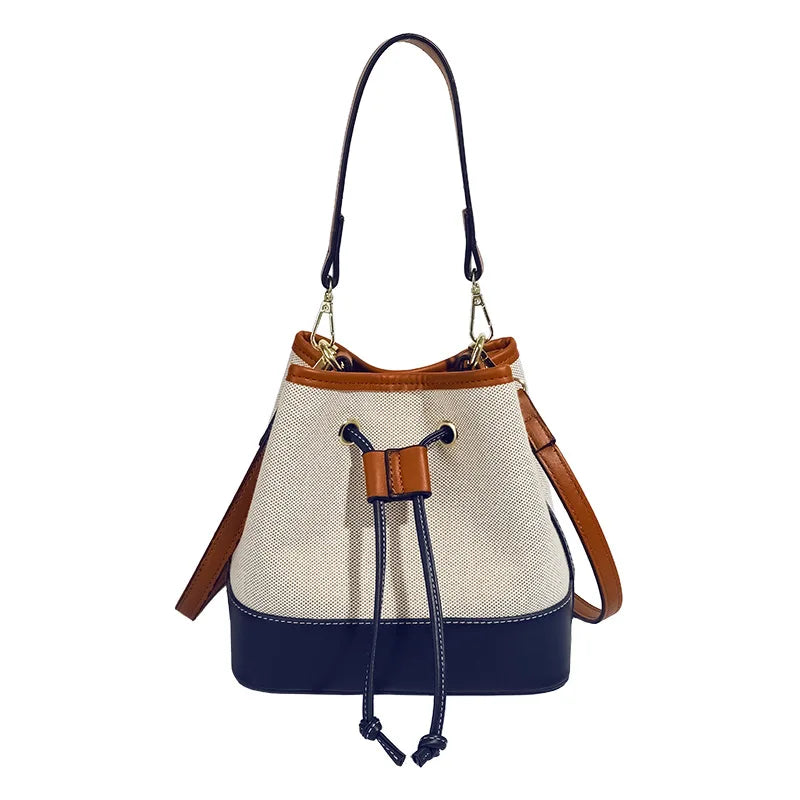 Large Capacity Bucket Bag Shoulder Crossbody Handbag for Women