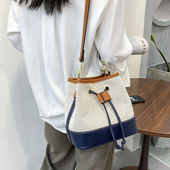 Large Capacity Bucket Bag Shoulder Crossbody Handbag for Women