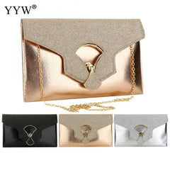 Women's Leather Evening Clutch Bag Small Purse Handbag