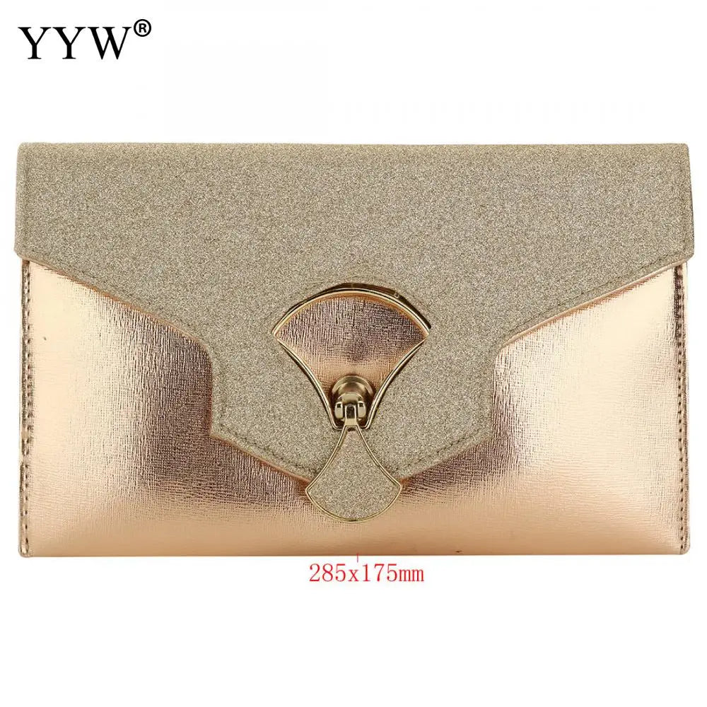Women's Leather Evening Clutch Bag Small Purse Handbag