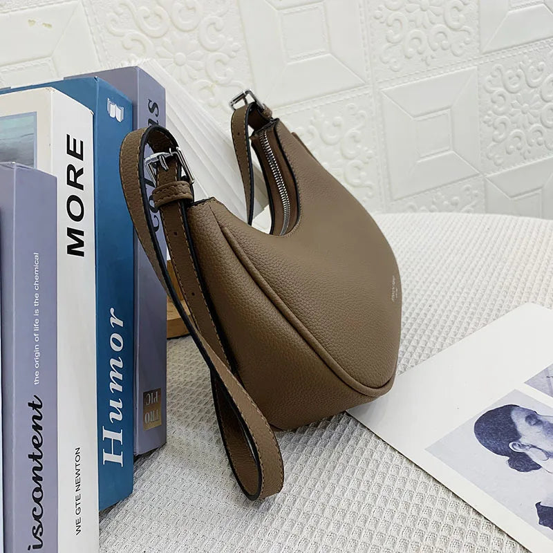 grace Retro PU Leather Women's Shopping Bag Handbags Shoulder Underarm Bag