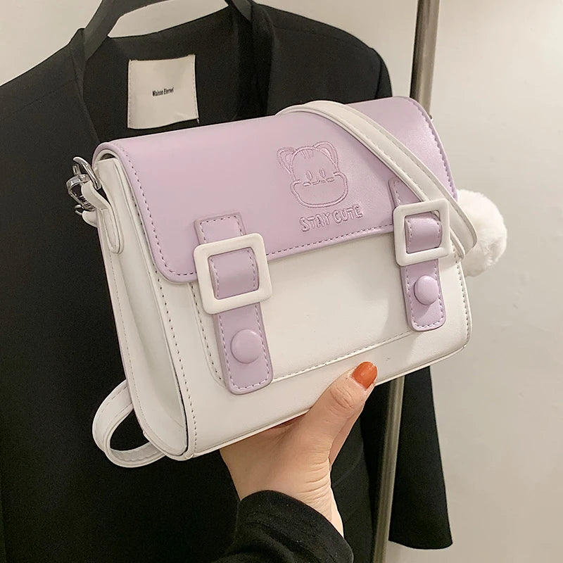 Women's Handbag Purse, Textured Messenger Bag