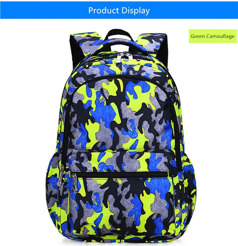 Nylon School Bag for Girls and Boys