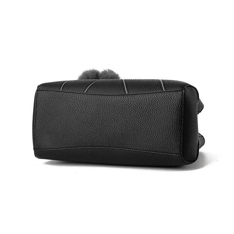 Women Clutch Crossbody Shoulder Bag Geometric Plush Handbag KL570