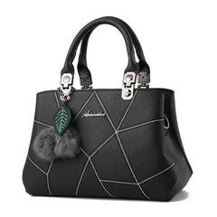 Women Clutch Crossbody Shoulder Bag Geometric Plush Handbag KL570