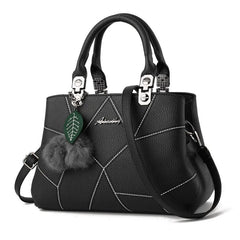 Women Clutch Crossbody Shoulder Bag Geometric Plush Handbag KL570