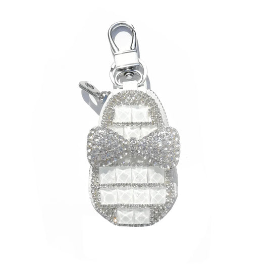 Women's Diamond Car Key Cover - Housekeeper Keychains for Bags