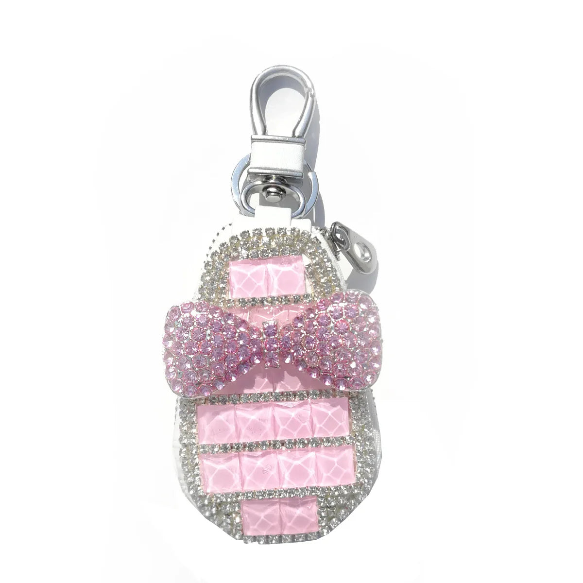 Women's Diamond Car Key Cover - Housekeeper Keychains for Bags