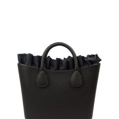Frill Pleat Waterproof Inner Lining Zipper Pocket for Classic Mini O Bag