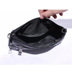 Small Leather Clutch Bag Women Cross Body Handbag