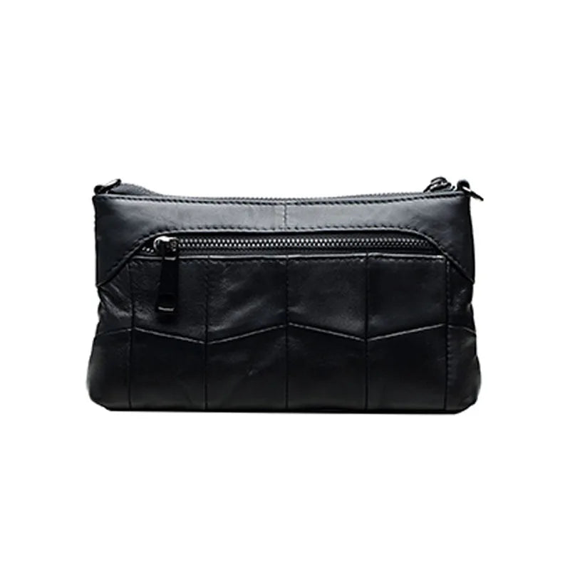Small Leather Clutch Bag Women Cross Body Handbag