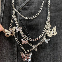 Butterfly Charm Tassel Chain for Pants Decoration