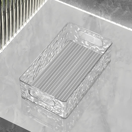 Clear Desktop Storage Box for Cosmetics Makeup Jewelry Food Books