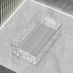 Clear Desktop Storage Box for Cosmetics Makeup Jewelry Food Books