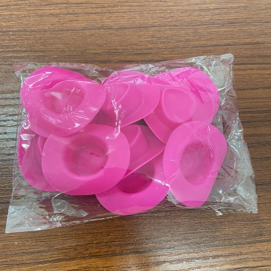 10pcs Pink Mini Cowboy Hat for Party Toy Doll Decor