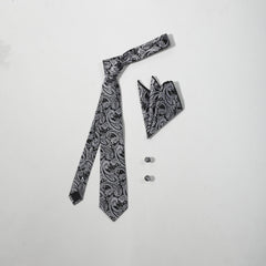 Men's Jacquard Paisley Tie Set Business Wedding Gift