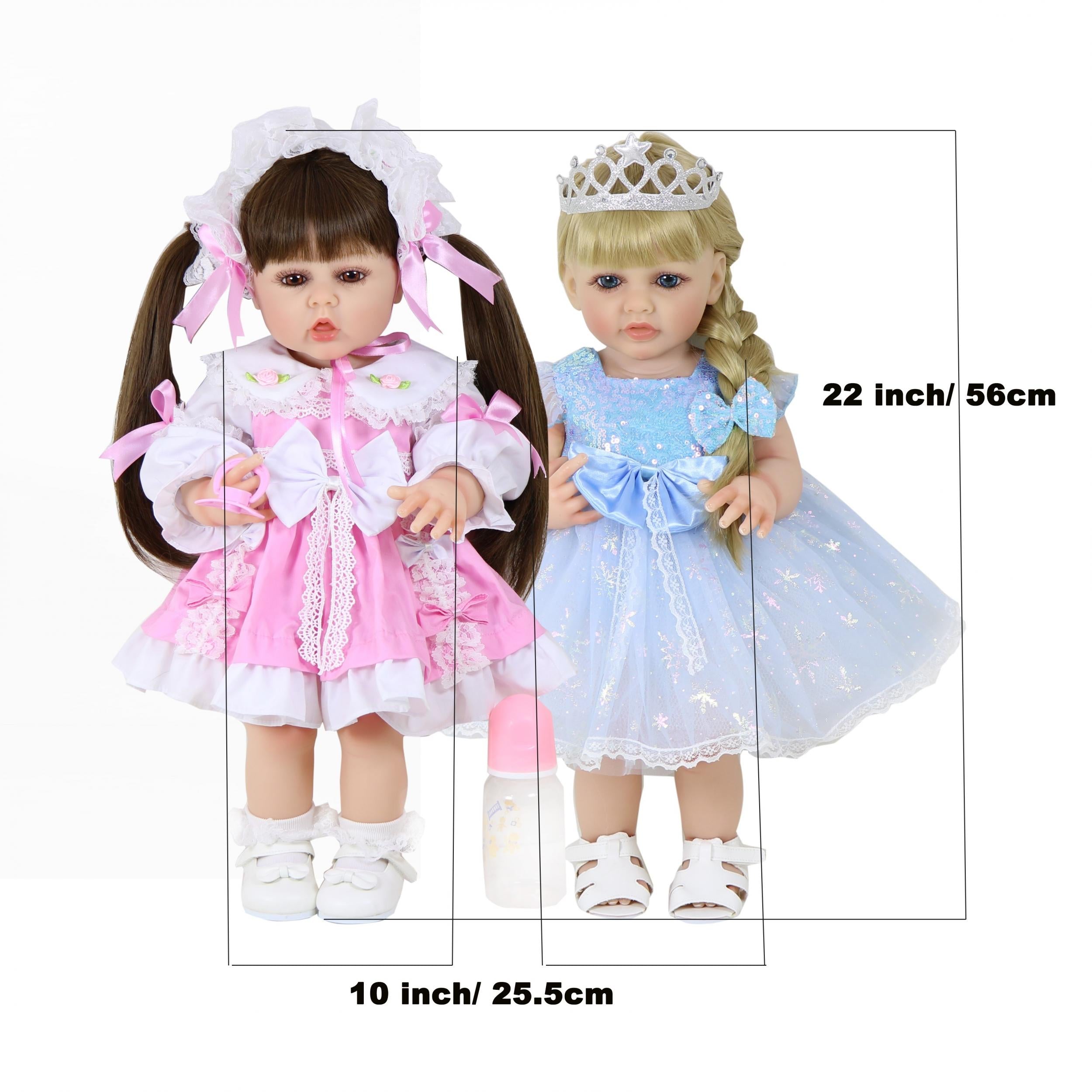 55 88 Cm Full Plastic Princess Rapunzel Doll with Accessories