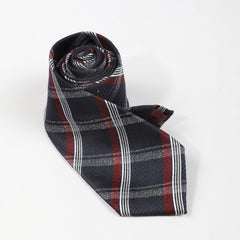Men's Cross Stripe Line Encryption Thickened Business Daily Tie