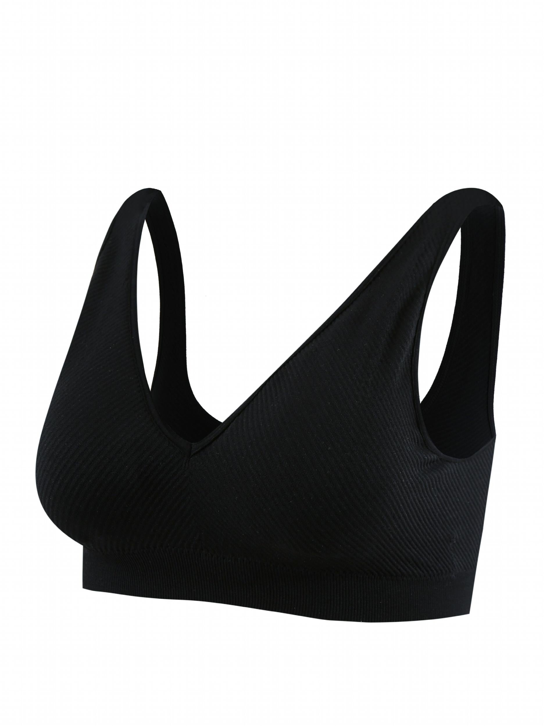 2pcs Wireless Stretch Bras Comfy & Breathable Women's Lingerie